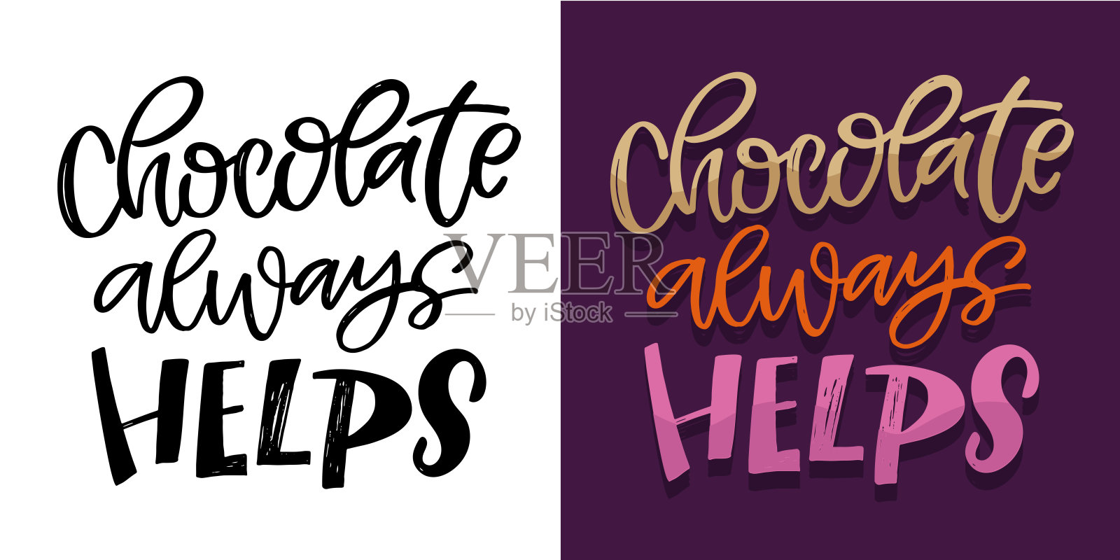 可爱的手绘涂鸦字母。t恤的字体，杯子的图案，明信片。100%矢量图像插画图片素材