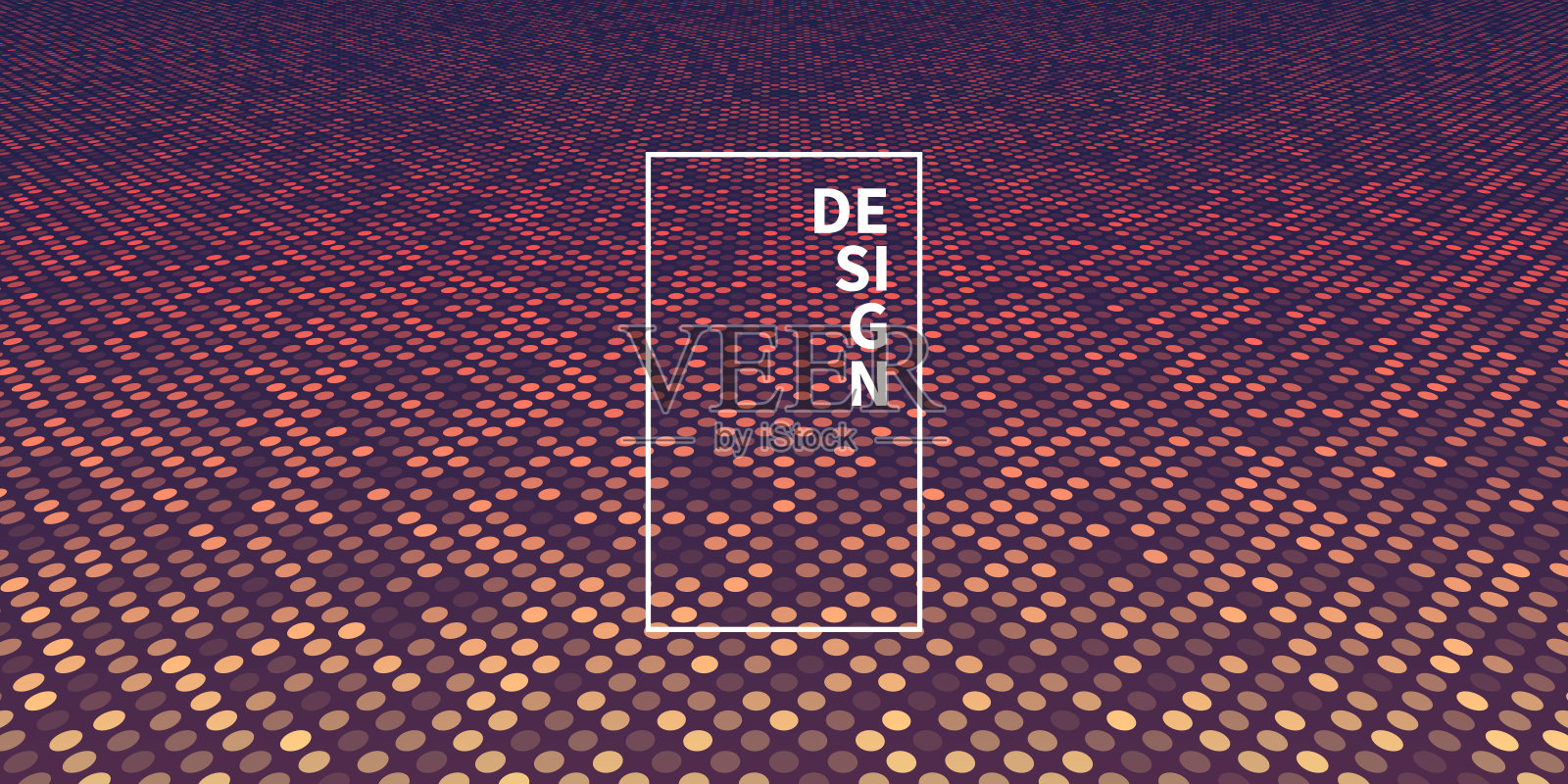 抽象红色背景与波点-新潮的3D背景插画图片素材