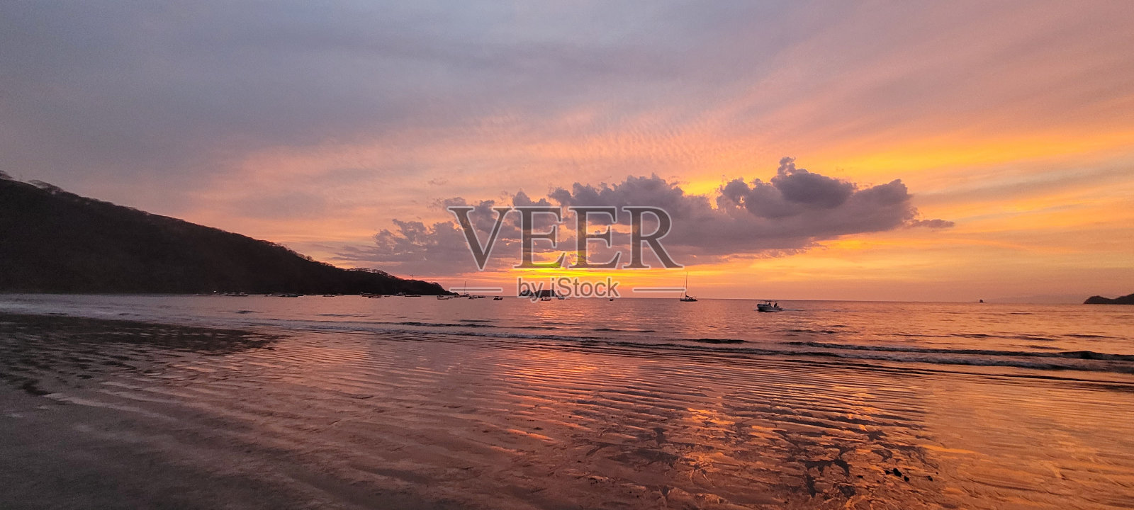 日落照片摄影图片