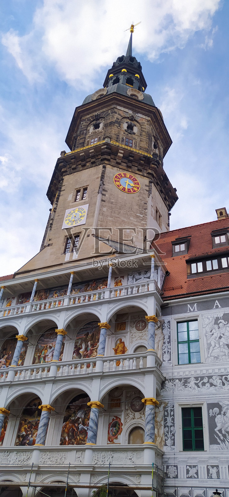 乔治和王子队伍是这座城市众多复兴党时期建筑中的第一座。照片摄影图片