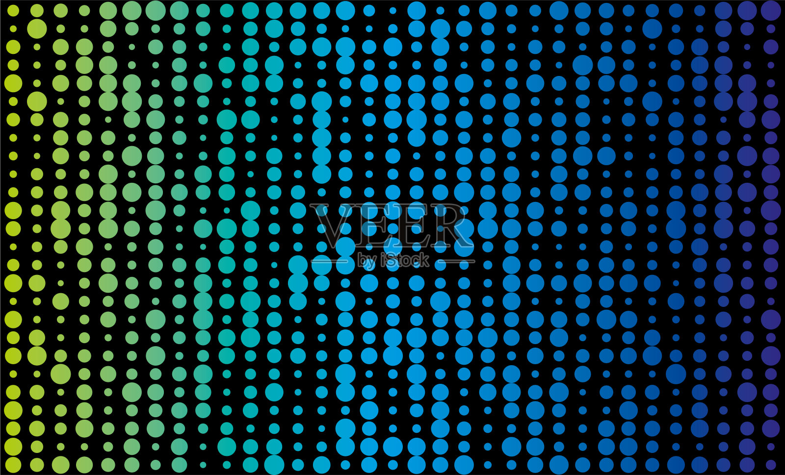 抽象背景黑暗和彩色点插画图片素材