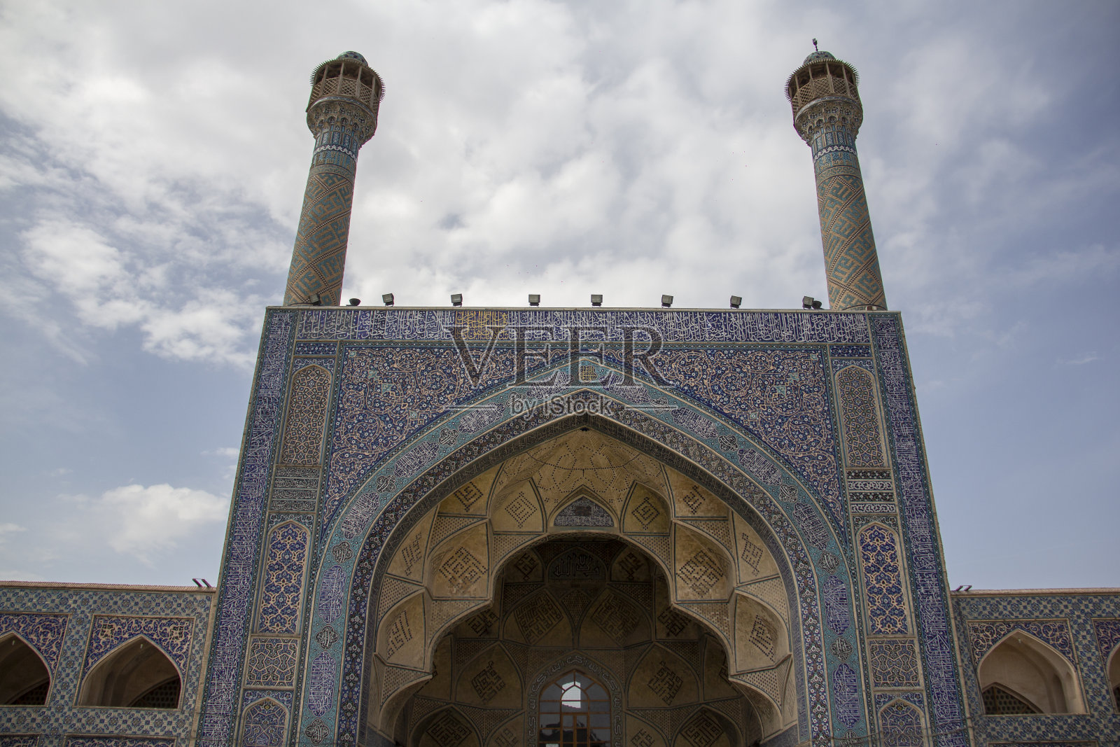 伊斯法罕·詹姆斯清真寺外照片摄影图片