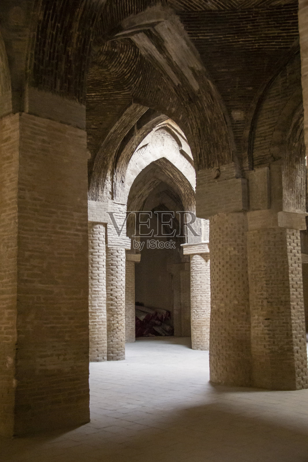 伊斯法罕詹姆斯清真寺内部照片摄影图片