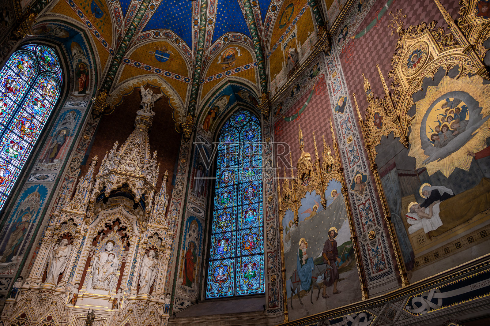 洛雷托，马尔凯，意大利。圣堂的长方形教堂照片摄影图片
