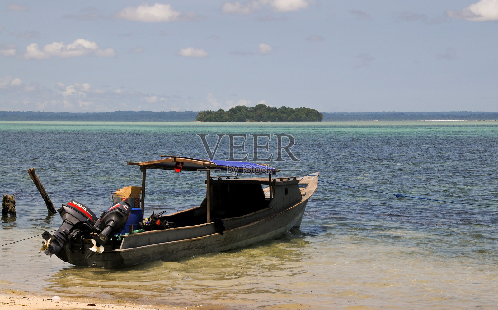云迪岛泳滩照片摄影图片