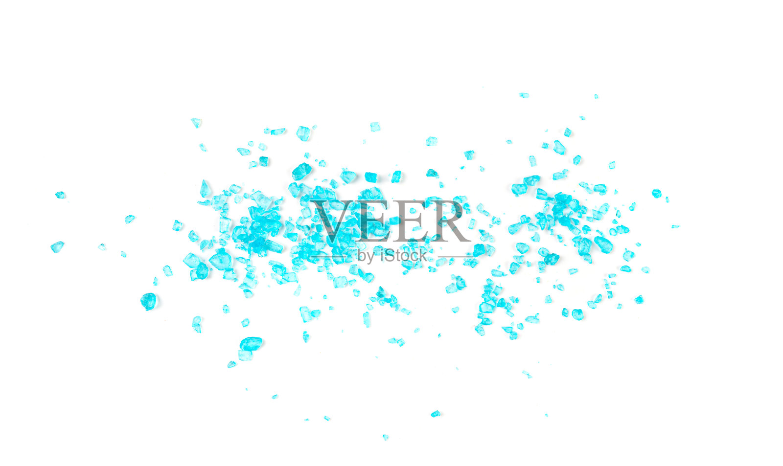 采购产品蓝盐晶体，水疗放松浴盐，硫酸铜或硫酸铜，游泳池杀藻剂，药物照片摄影图片