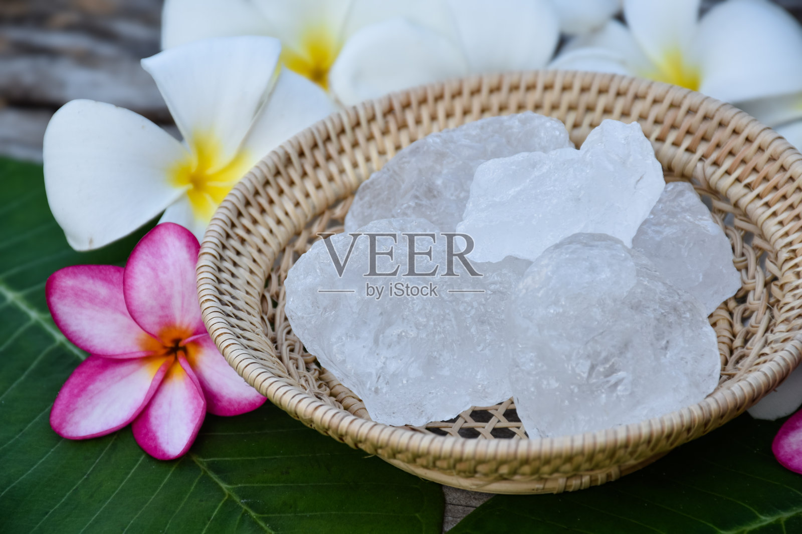 钾明矾结晶照片摄影图片