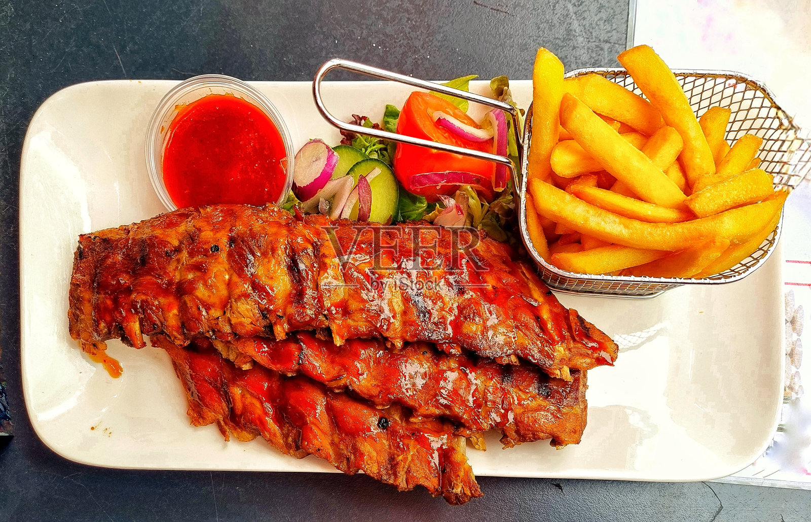 烤排骨菜单齐全照片摄影图片