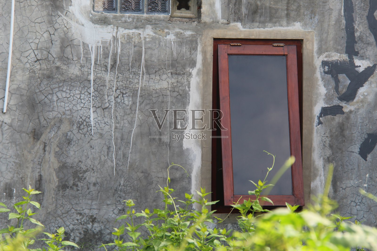 木玻璃窗照片摄影图片