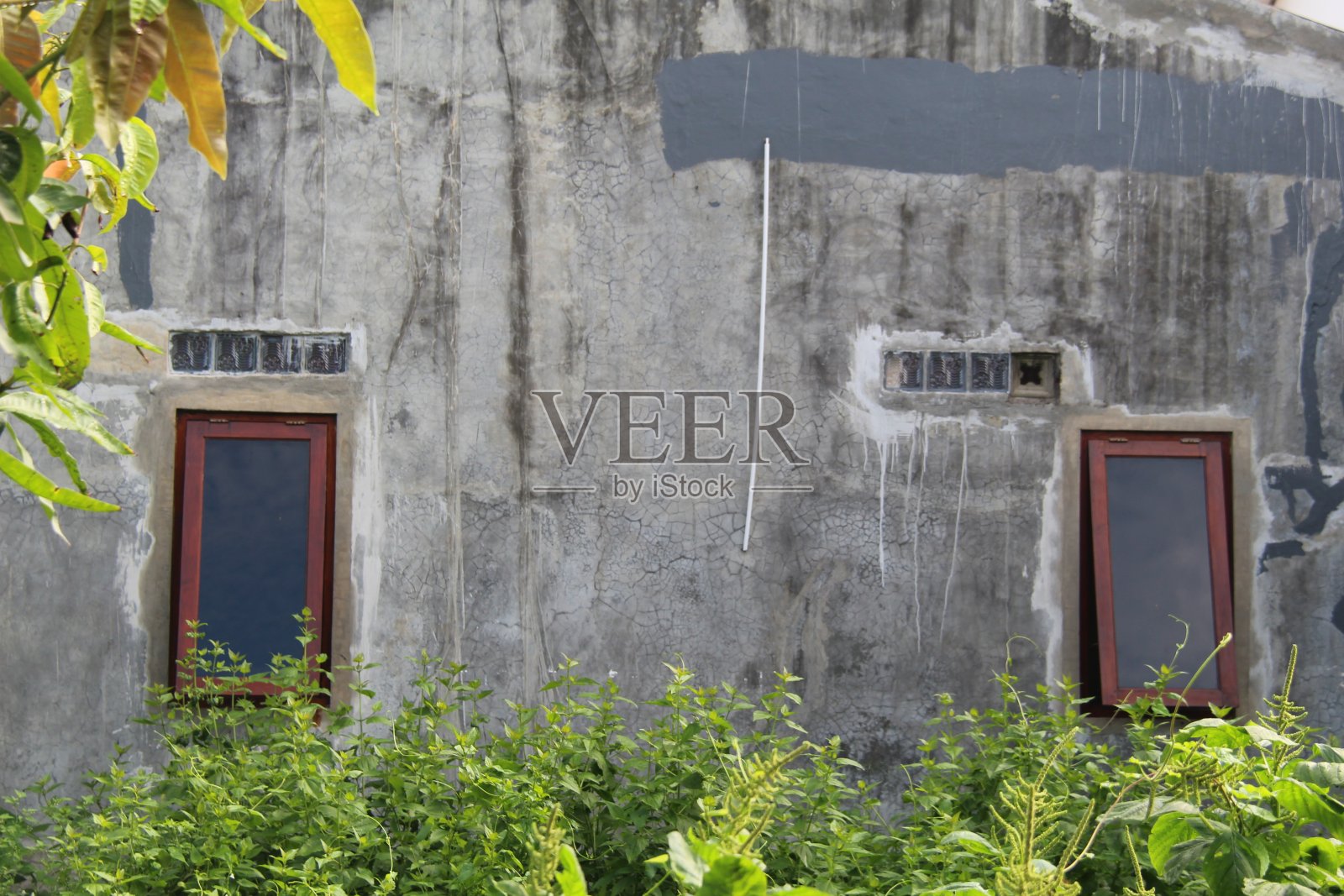 木玻璃窗照片摄影图片