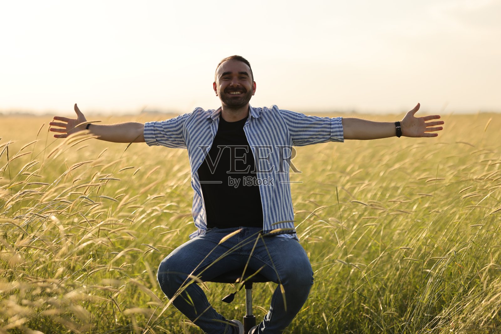 与自然独处照片摄影图片