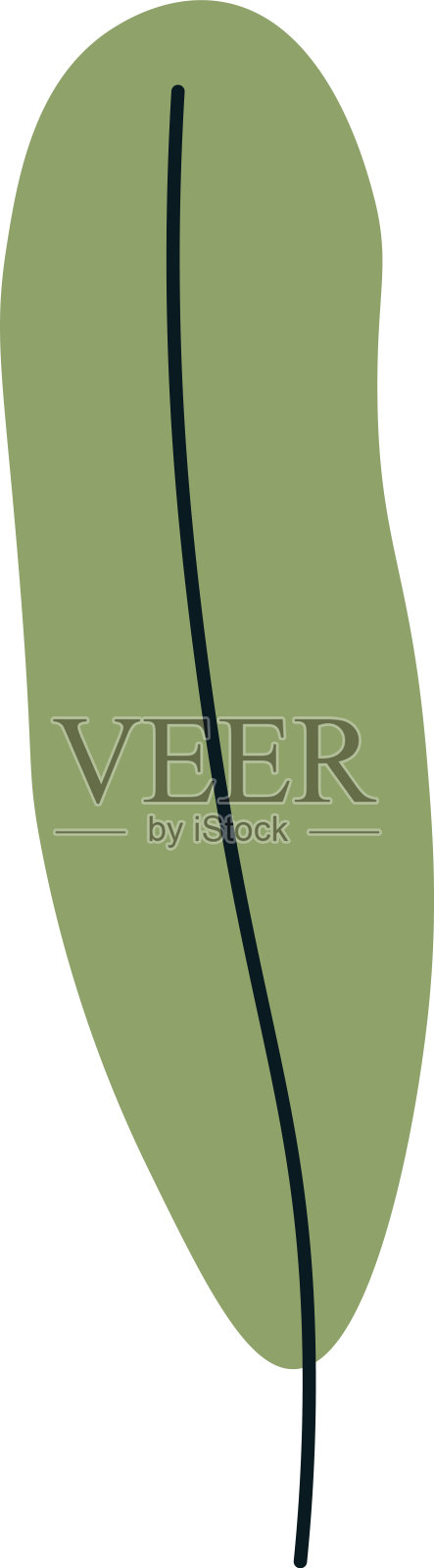 元素_花束_内部_信封_带_花插画图片素材