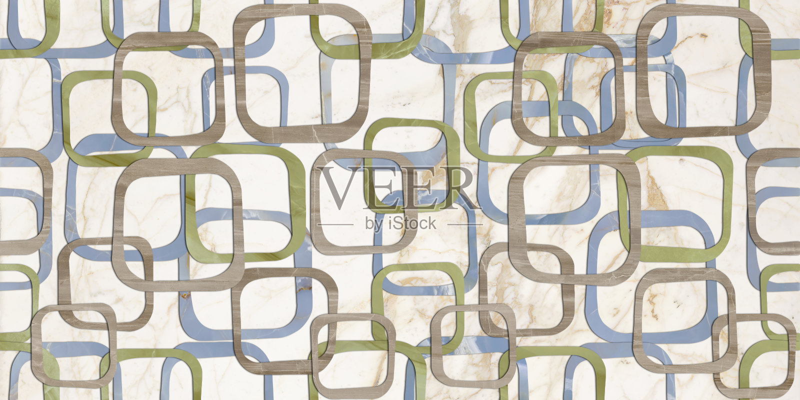 几何无缝装饰由木材，大理石，混凝土，水泥和石头。照片摄影图片