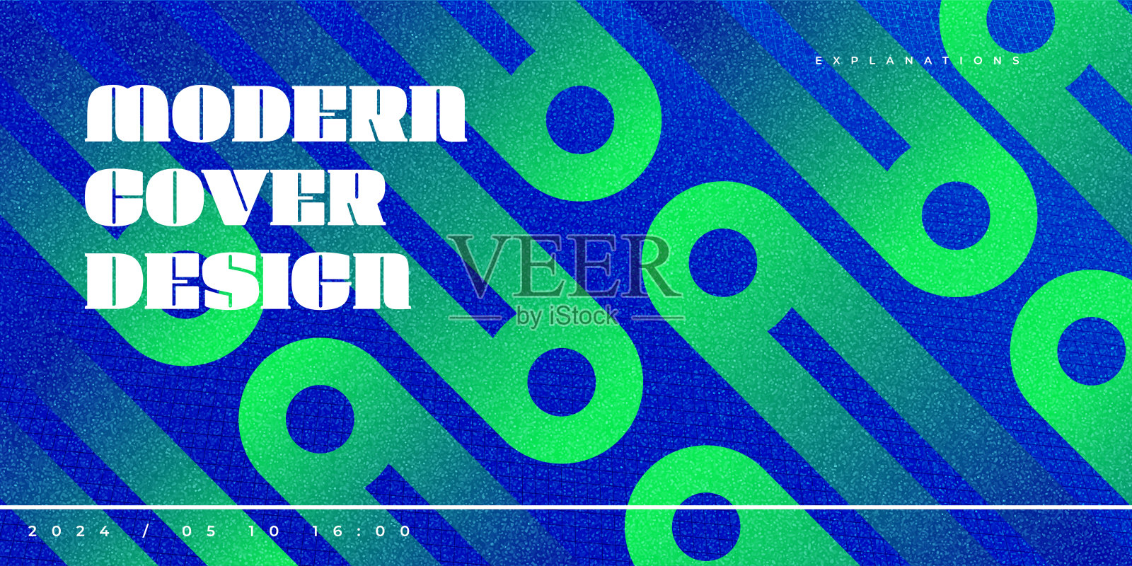 现代科技概念的抽象创意封面或横向海报，用于标识，品牌，广告或促销。具有纹理效果的未来布局设计模板插画图片素材