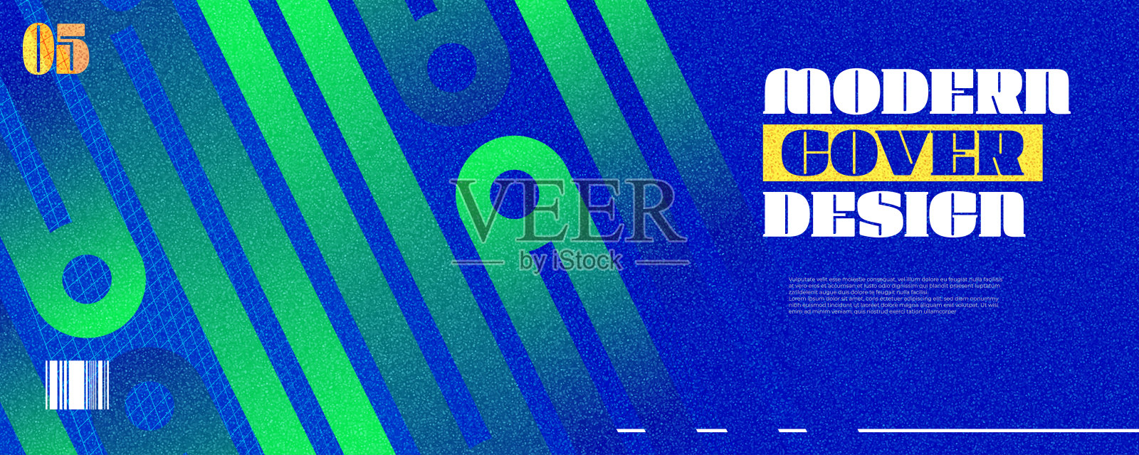 现代科技概念的抽象创意封面或横向海报，用于标识，品牌，广告或促销。具有纹理效果的未来布局设计模板插画图片素材