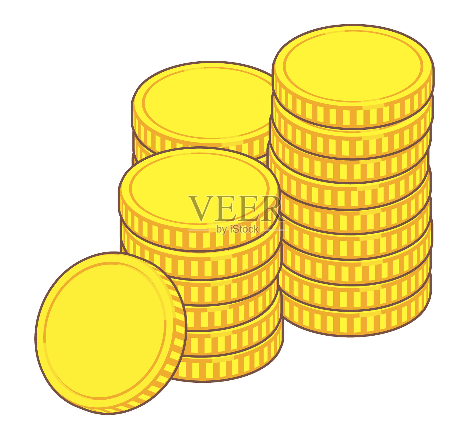 硬币插图材料插画图片素材