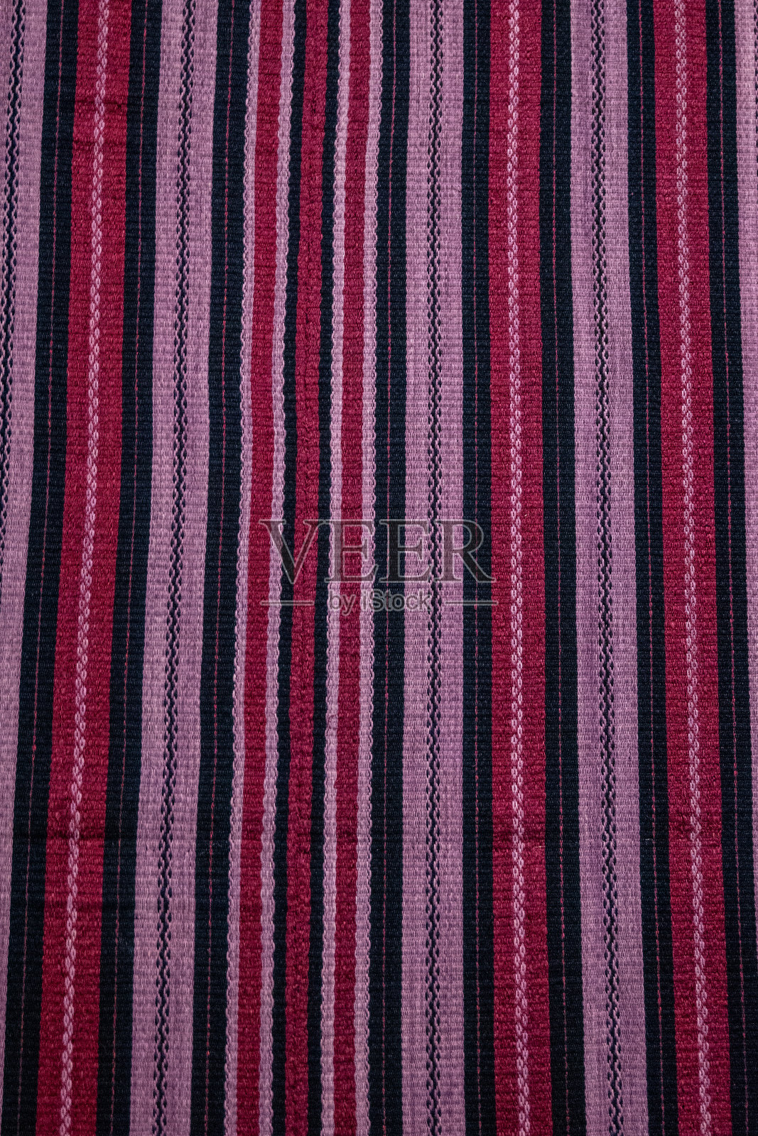 黑红相间的条纹织物照片摄影图片