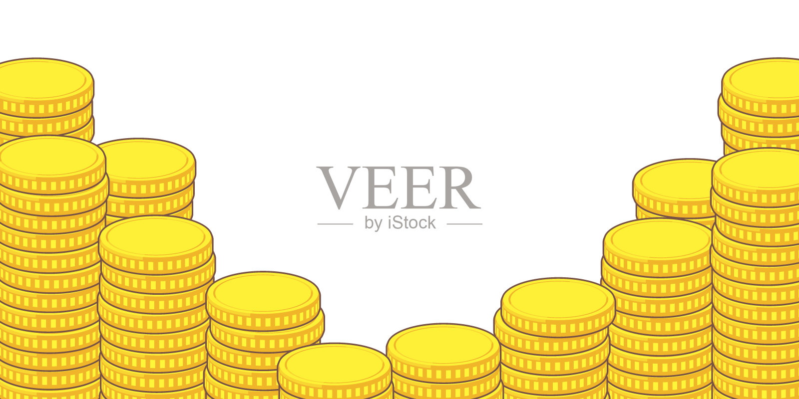 硬币插图材料插画图片素材