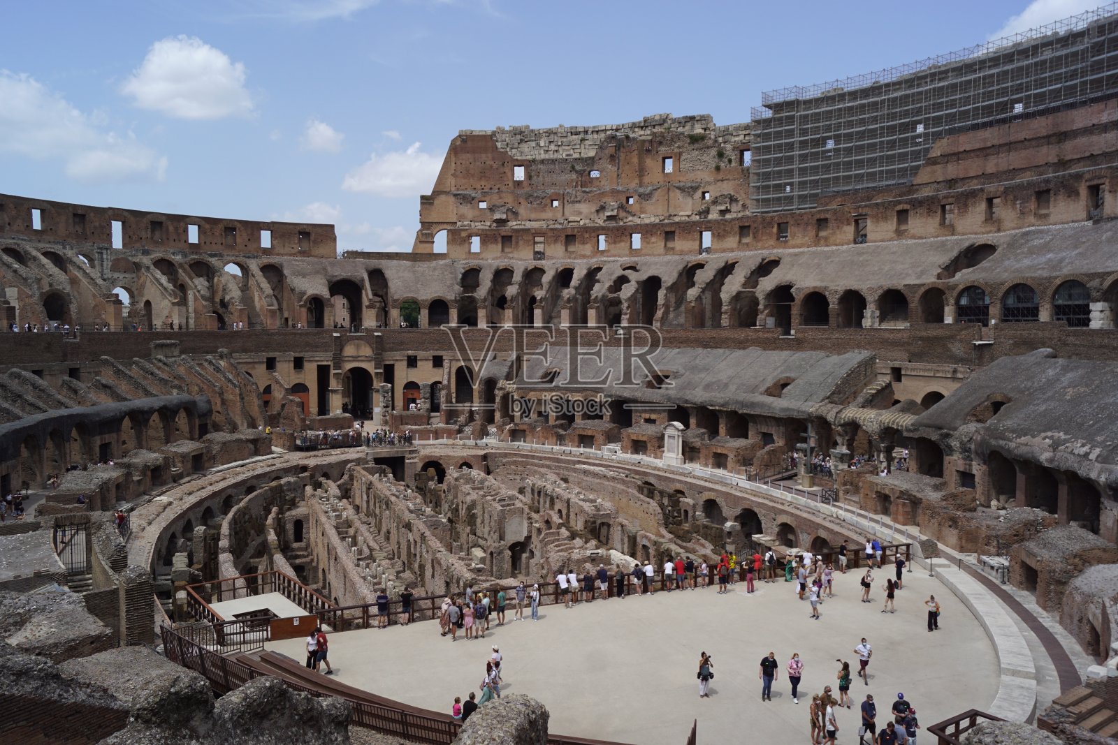 圆形剧场有着悠久的历史照片摄影图片