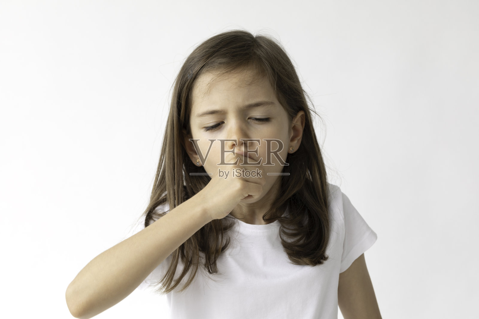 咳嗽照片摄影图片