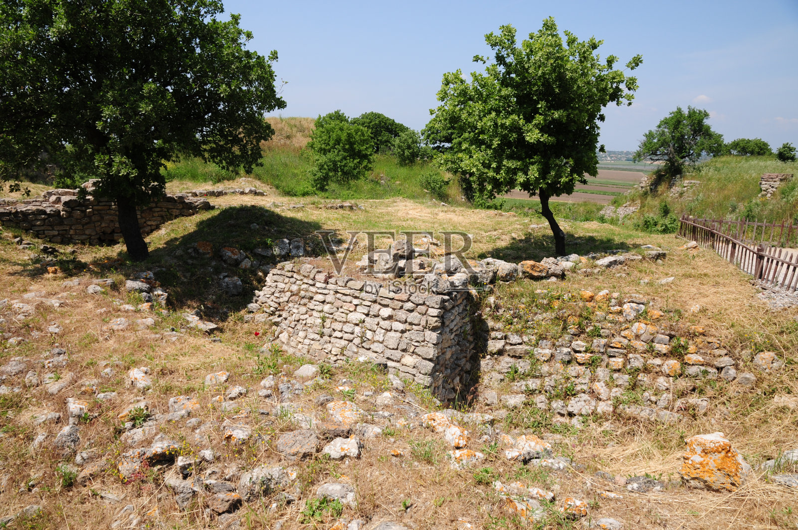 特罗亚古城位于土耳其恰纳卡莱。照片摄影图片