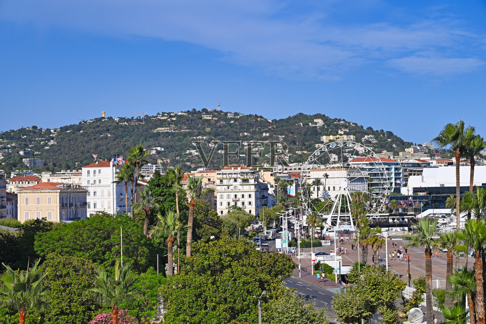 法国戛纳的摩天轮照片摄影图片