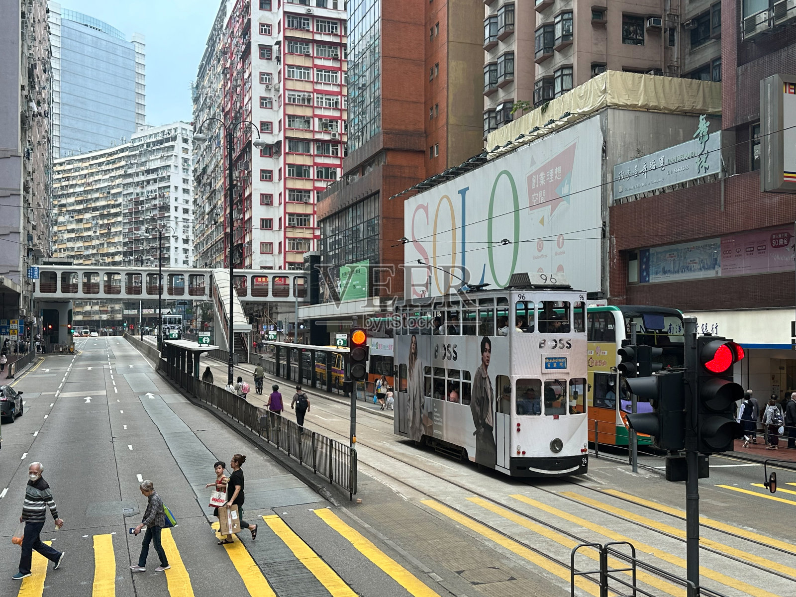 香港电车照片摄影图片