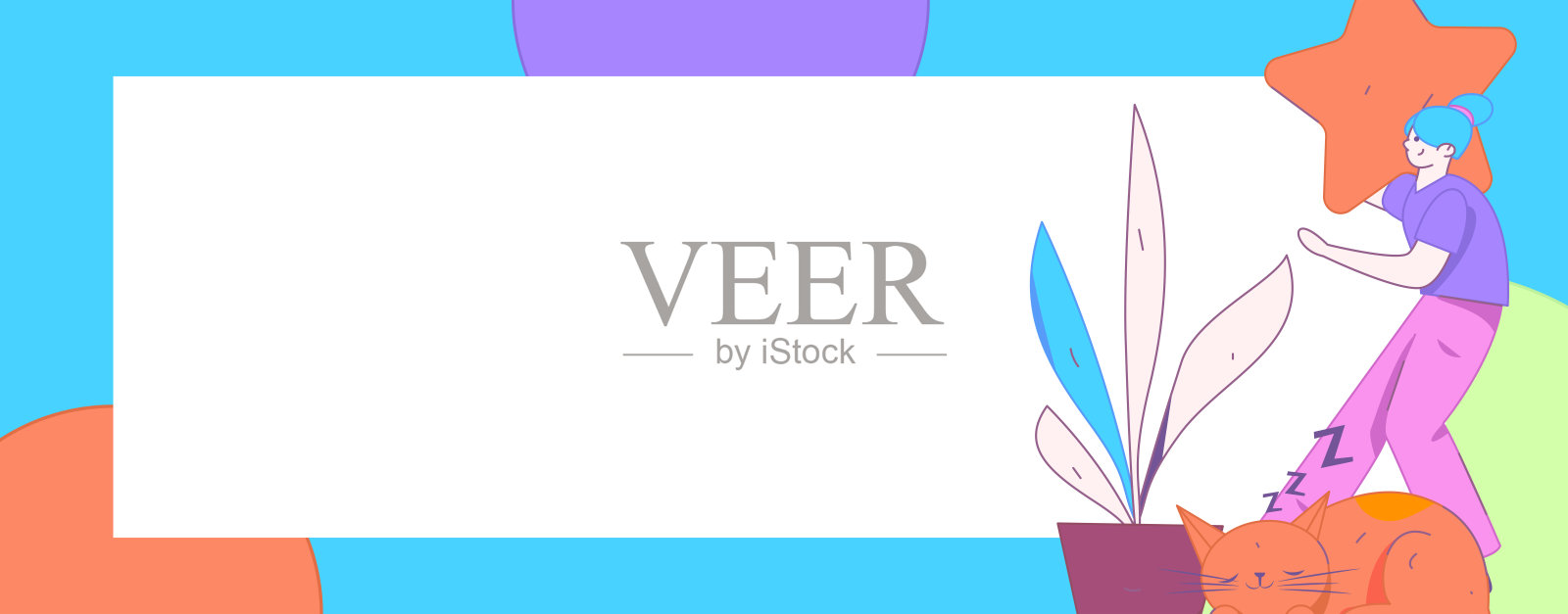 情人节快乐扁平化人物矢量概念商业手绘插画插画图片素材