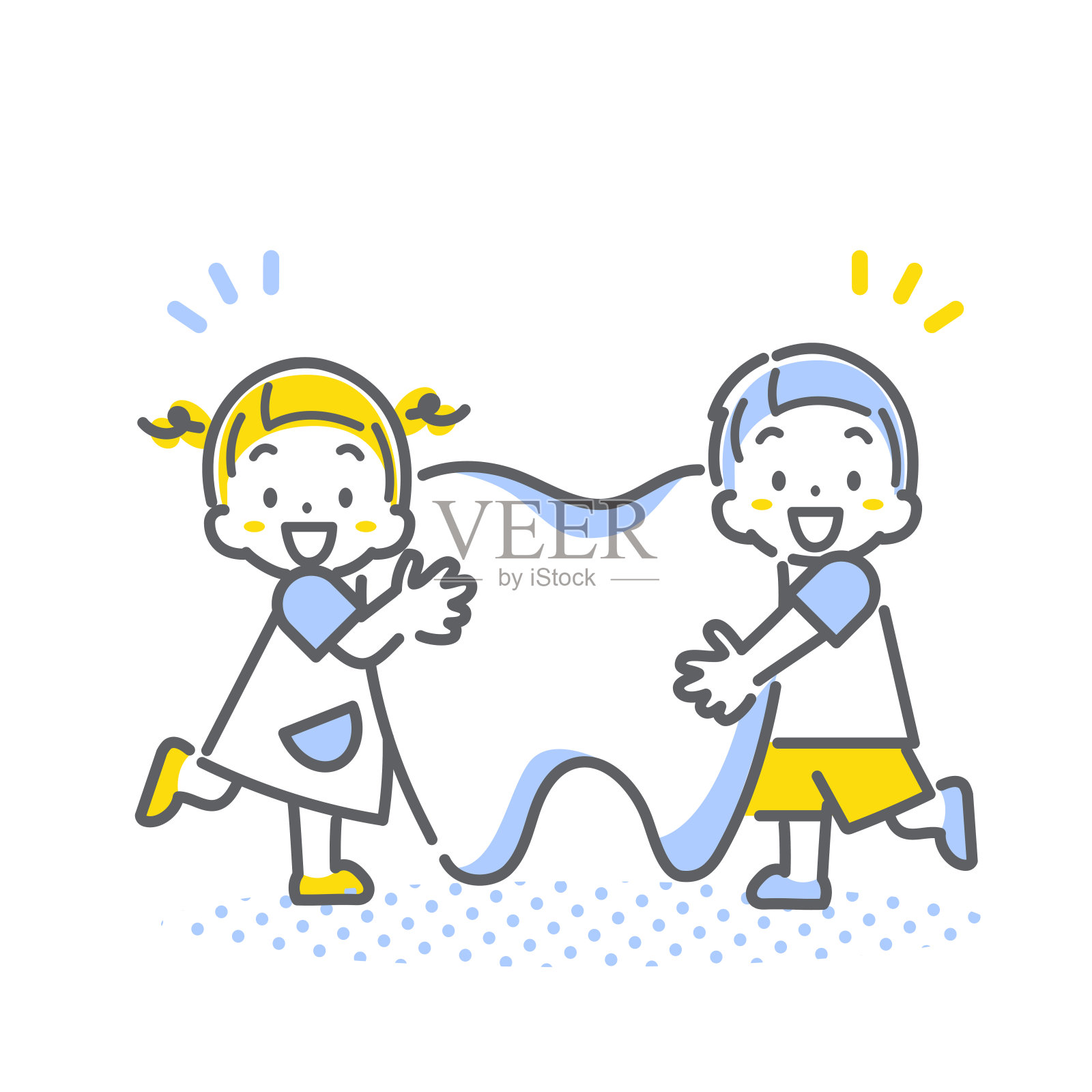 儿童牙齿健康插画图片素材