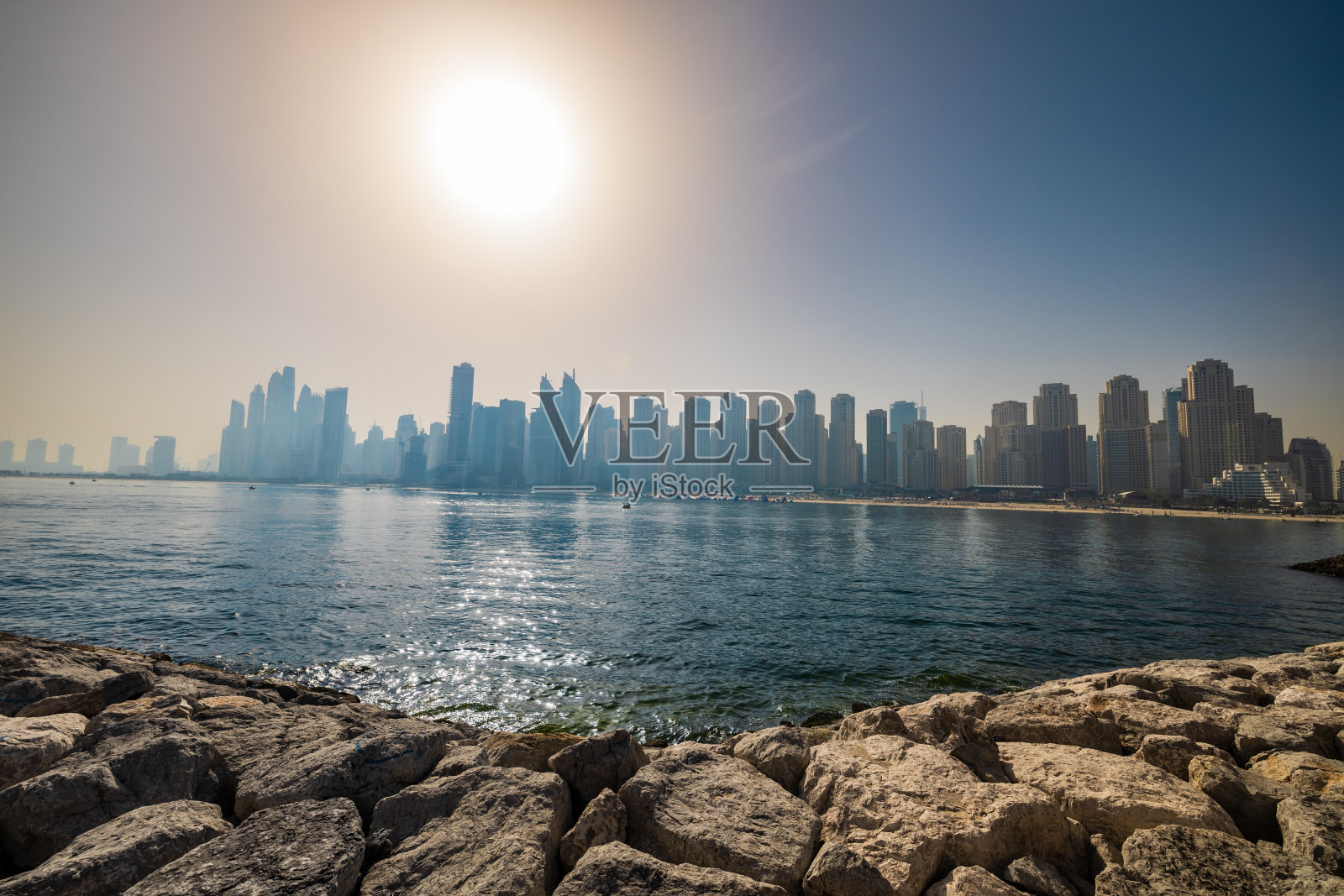 阿联酋迪拜JBR海滩景色照片摄影图片