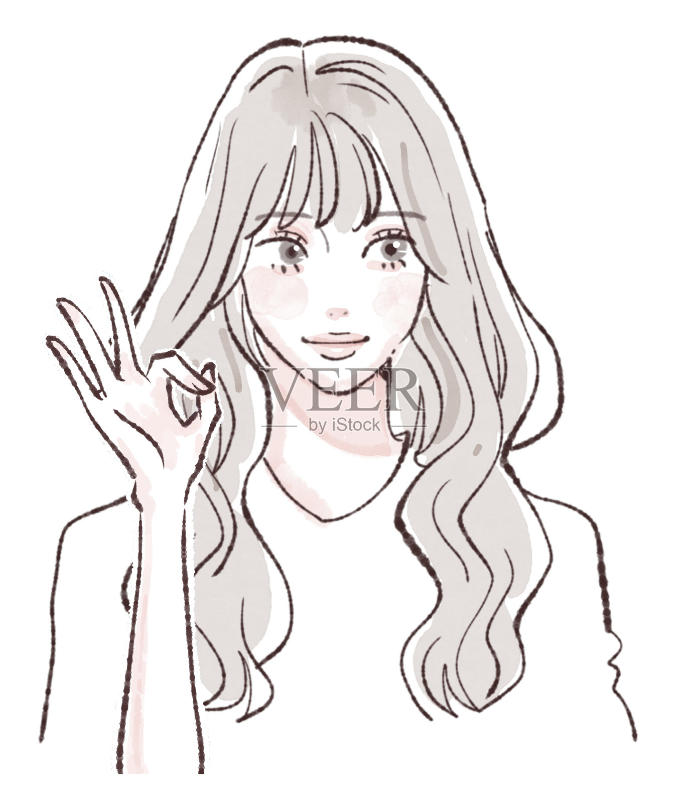 女性插画素材插画图片素材