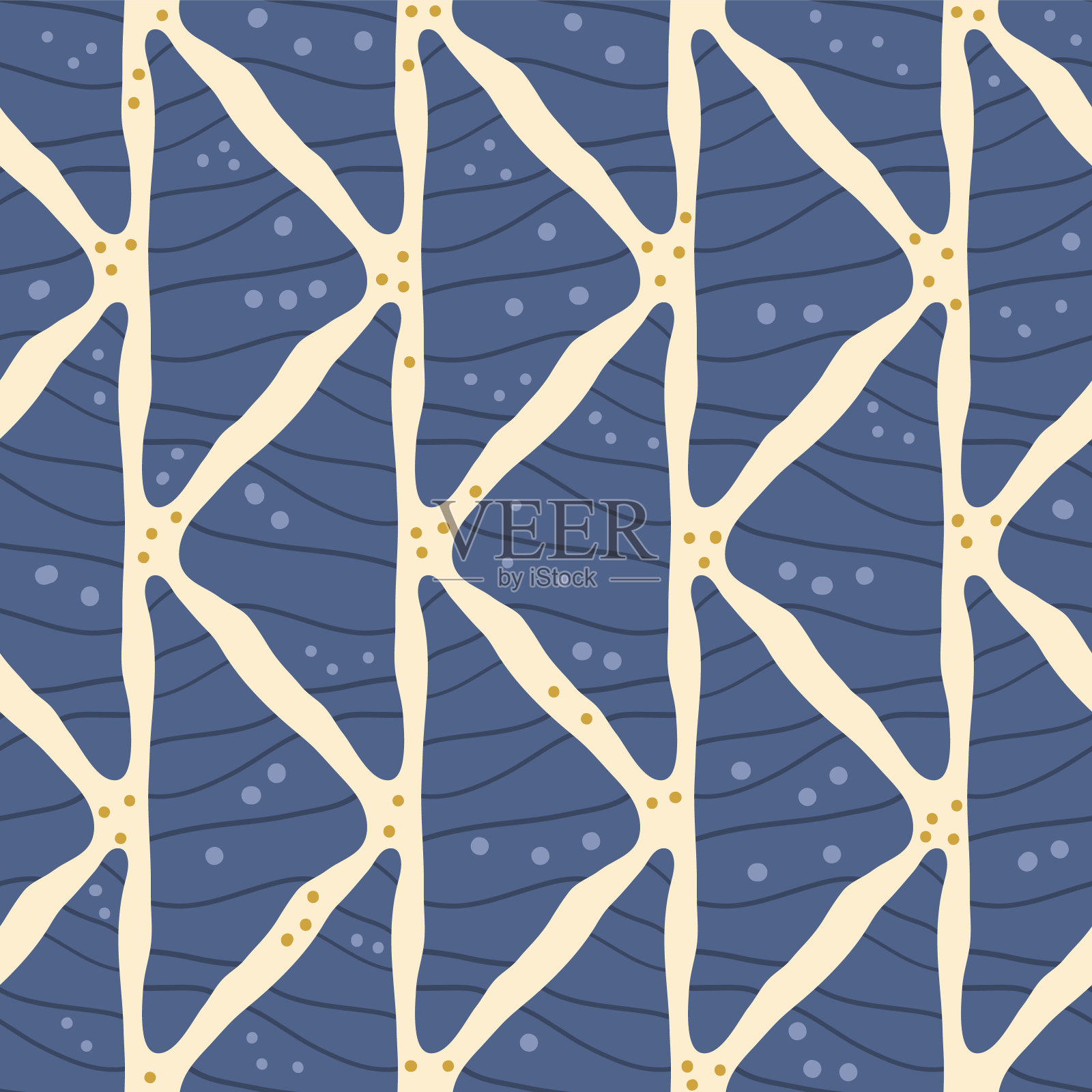 抽象三角形形状的无缝图案。几何涂鸦形状元素无穷无尽的背景。几何现代重复覆盖。矢量手绘插图。插画图片素材