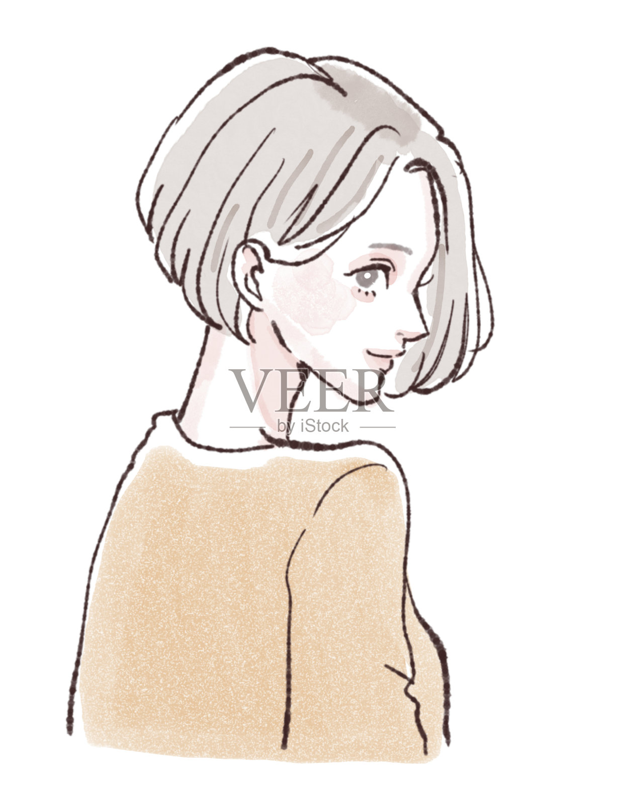 女性插画素材插画图片素材