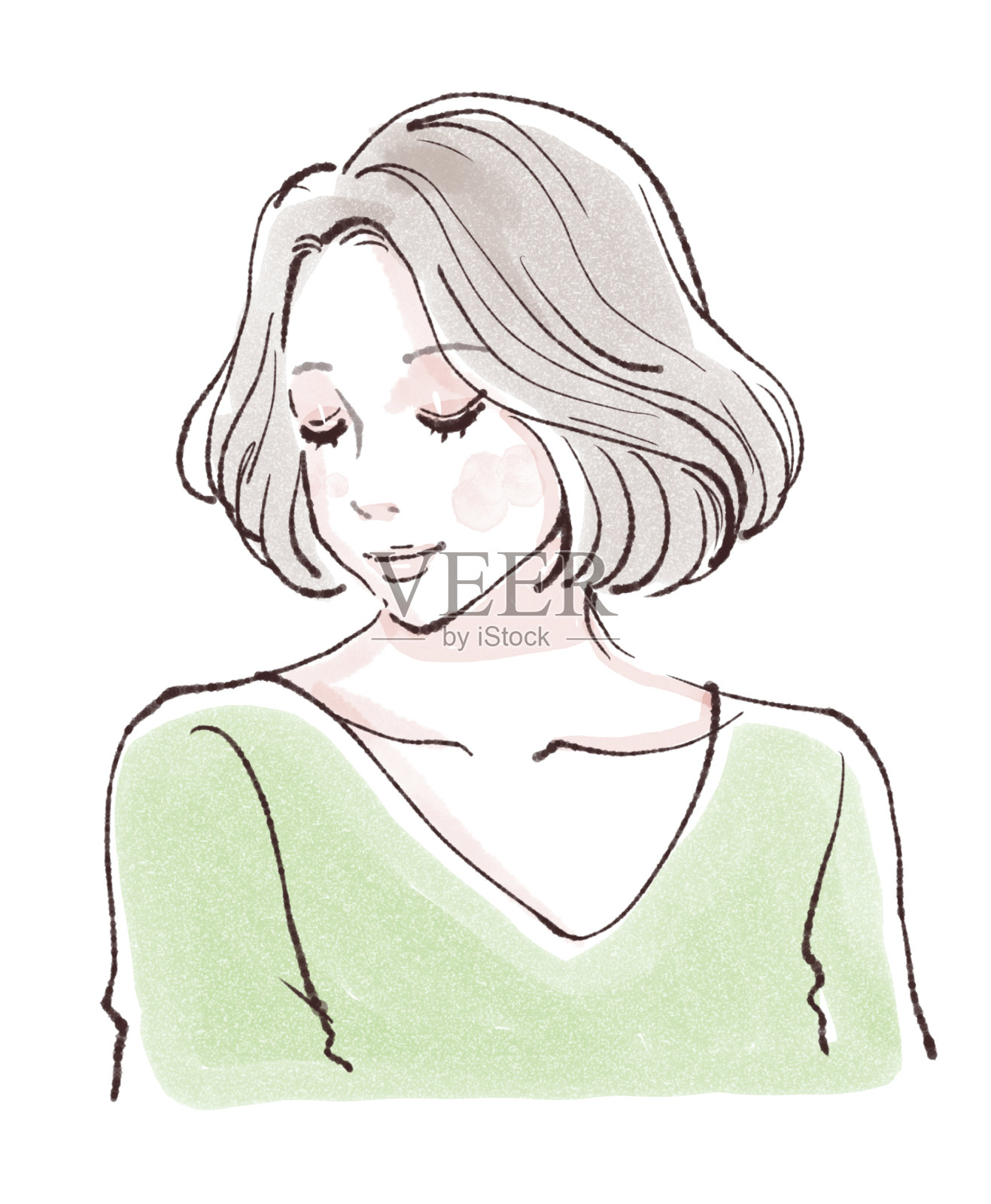 女性插画素材插画图片素材