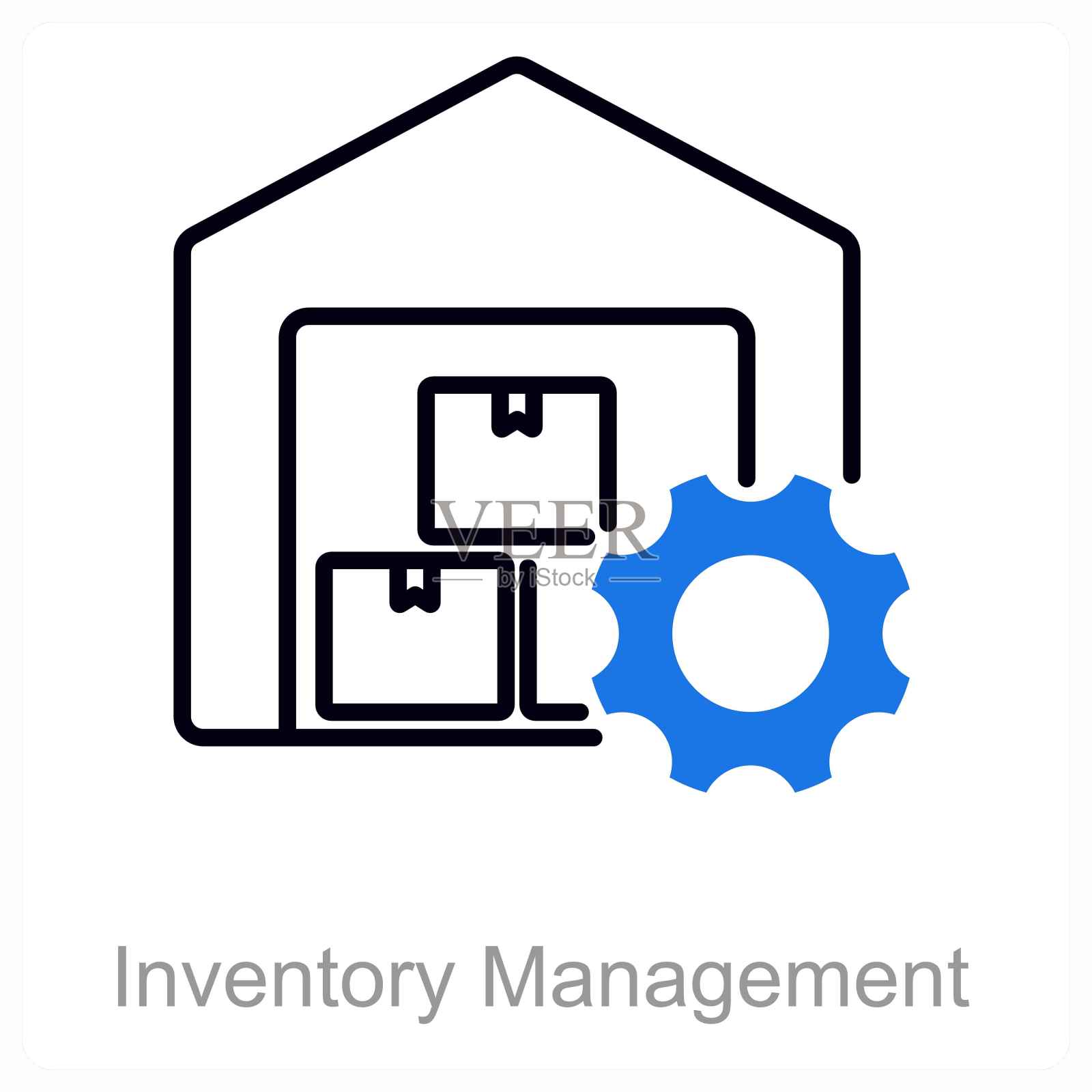 库存管理插画图片素材