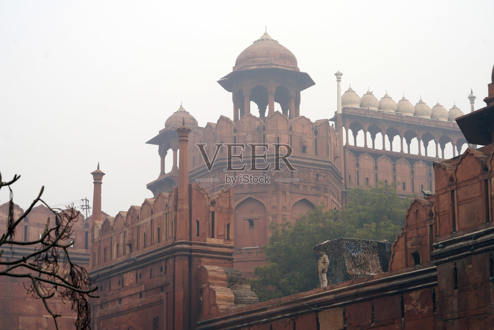 德里的红堡照片摄影图片