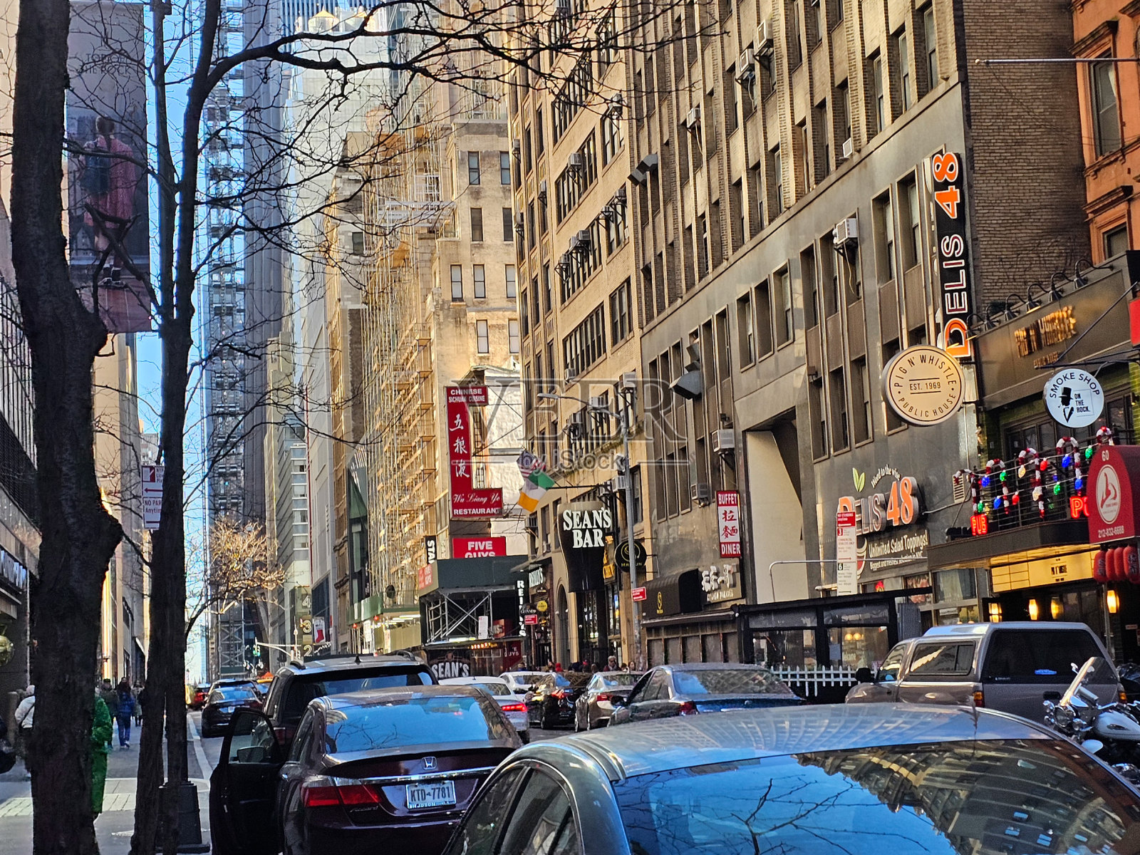 繁忙的纽约街道照片摄影图片