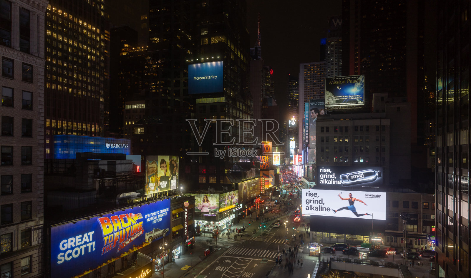 纽约曼哈顿时代广场照片摄影图片