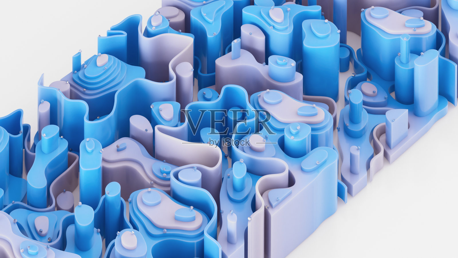 复杂的简单，简单的复杂-抽象的背景-生产过程，业务战略，数据分析-蓝色照片摄影图片