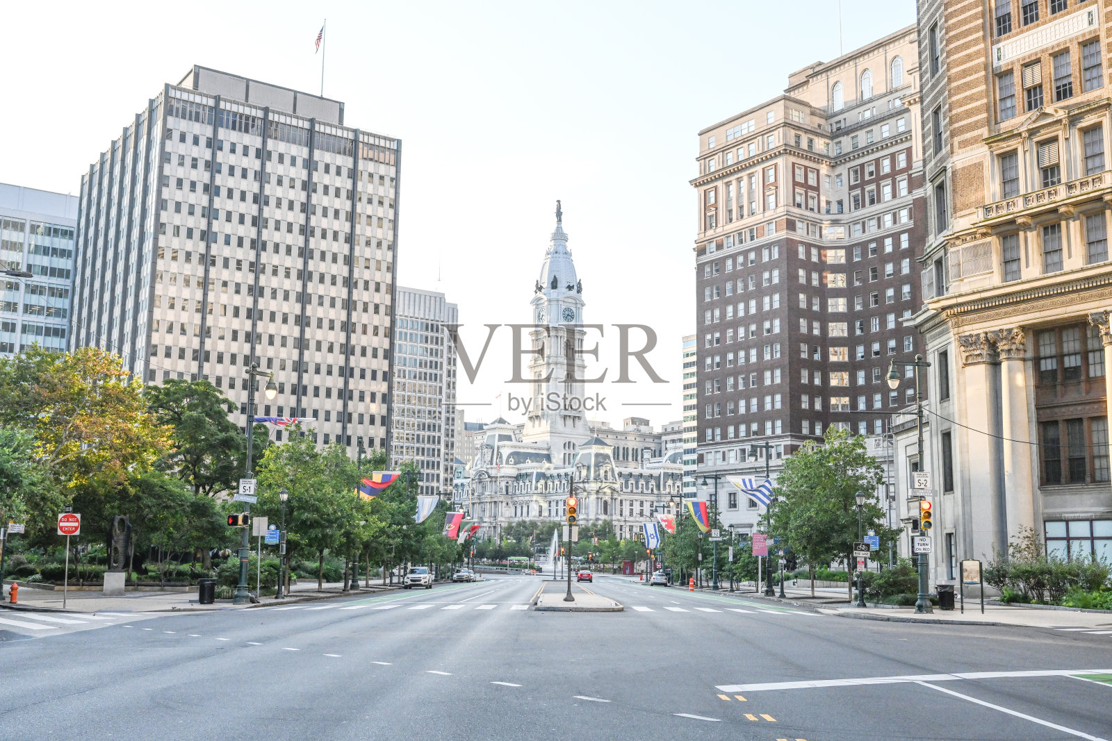 费城市政厅照片摄影图片