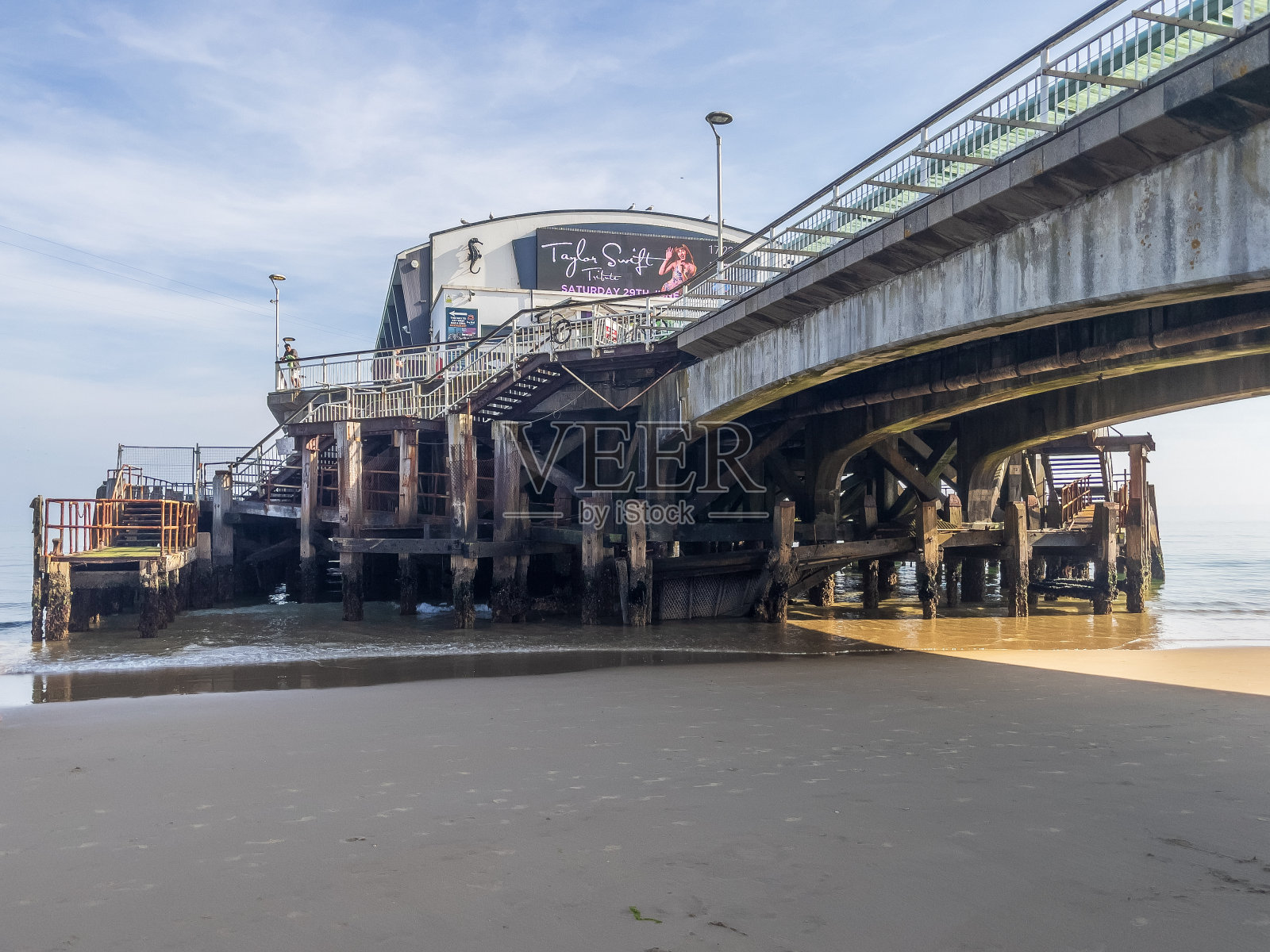 伯恩茅斯码头照片摄影图片