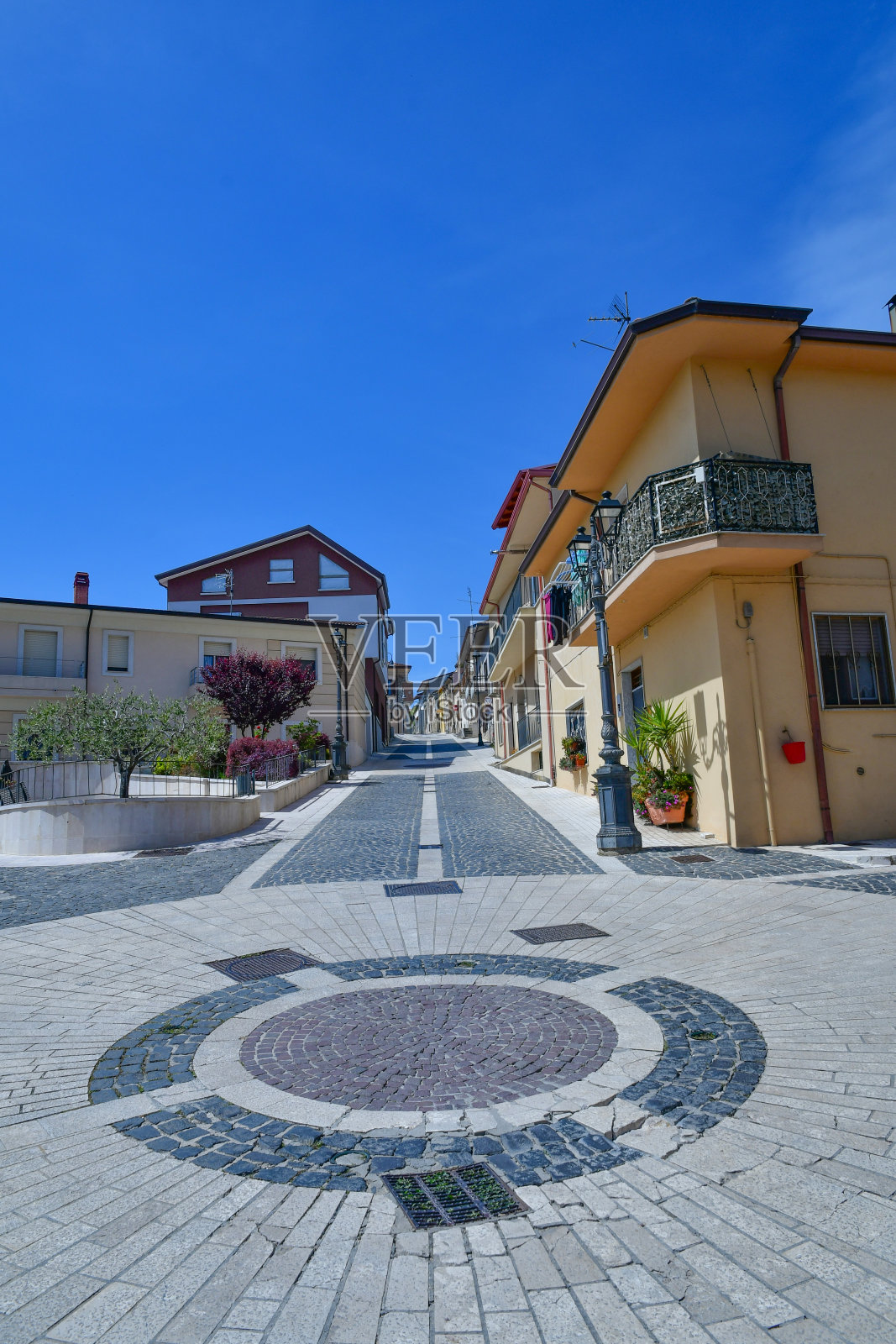 意大利坎帕尼亚的雷诺村。照片摄影图片