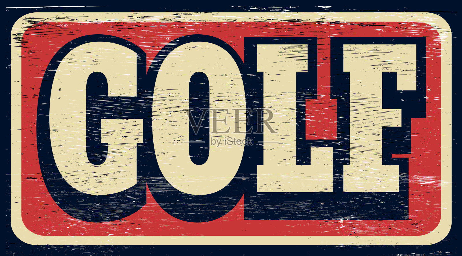 高尔夫球插画图片素材