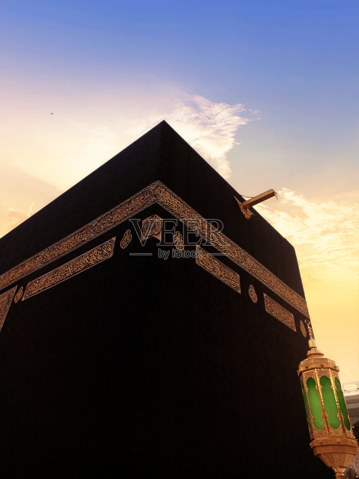 穆斯林朝觐和副朝的圣地：麦加天房照片摄影图片