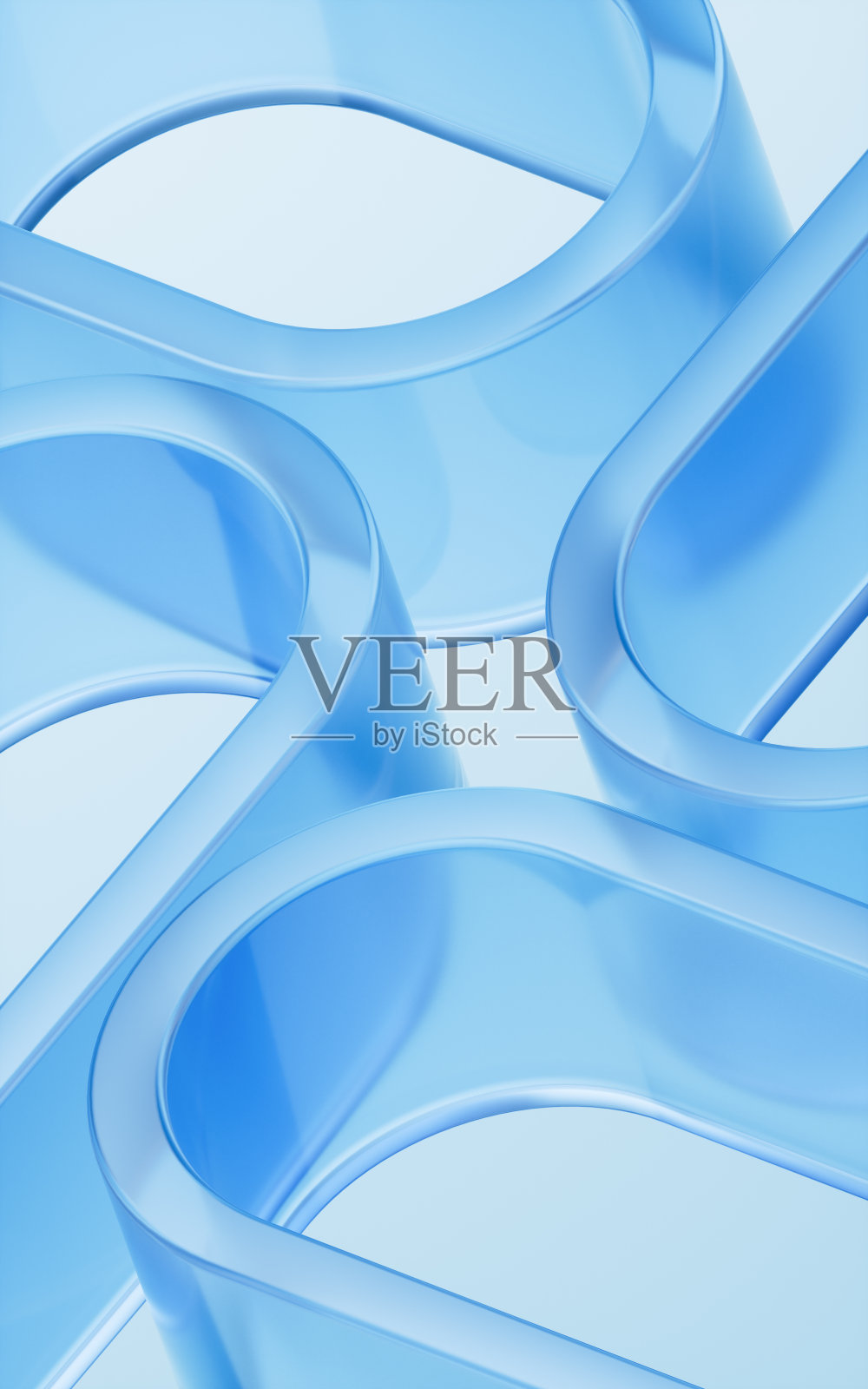 抽象玻璃几何背景，3d渲染。照片摄影图片