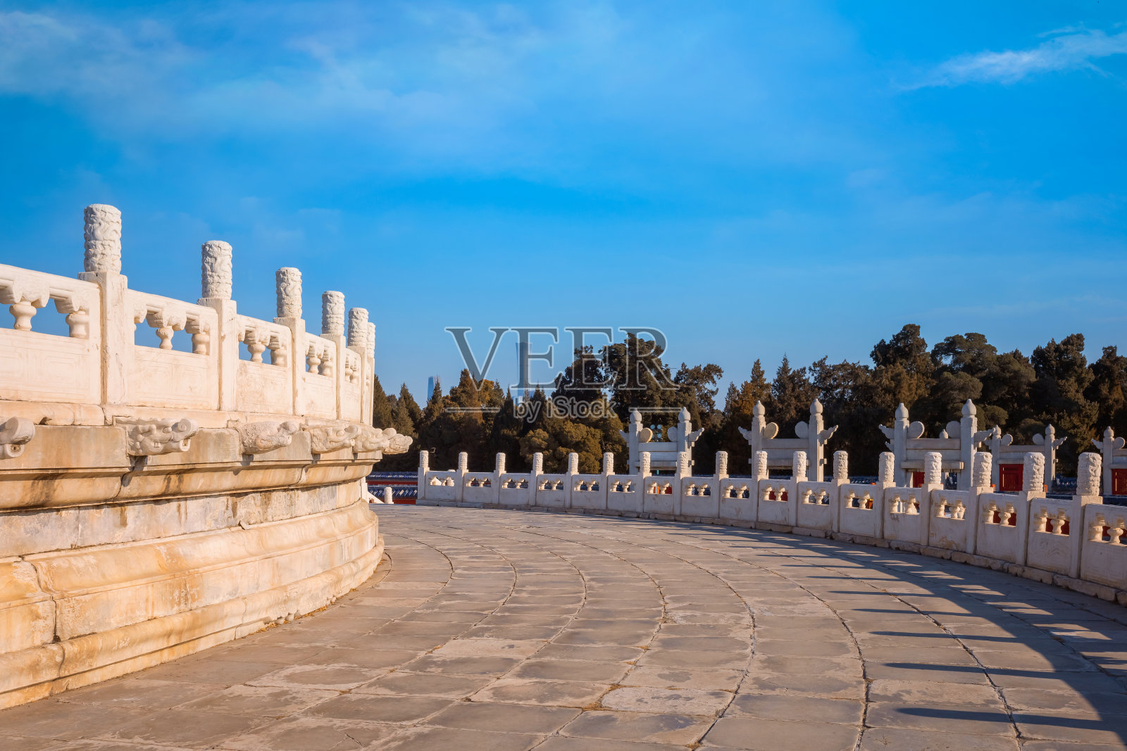 中国北京天坛的圆丘坛照片摄影图片