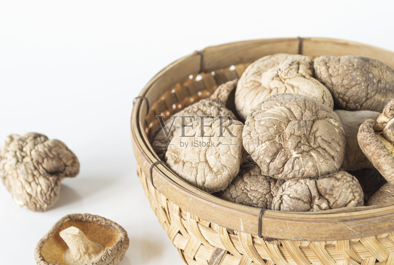 褐色干香菇照片摄影图片