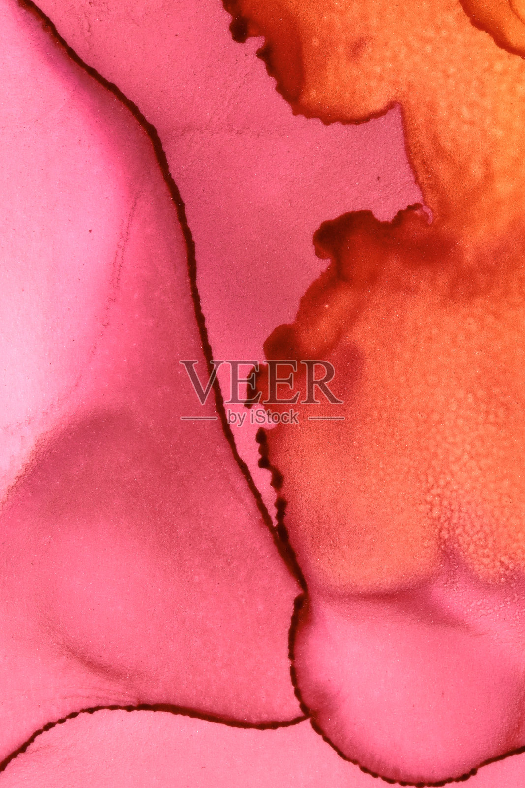 水彩液体流动模式。大理石质感的墨水，很适合做社交媒体艺术品的广告。照片摄影图片