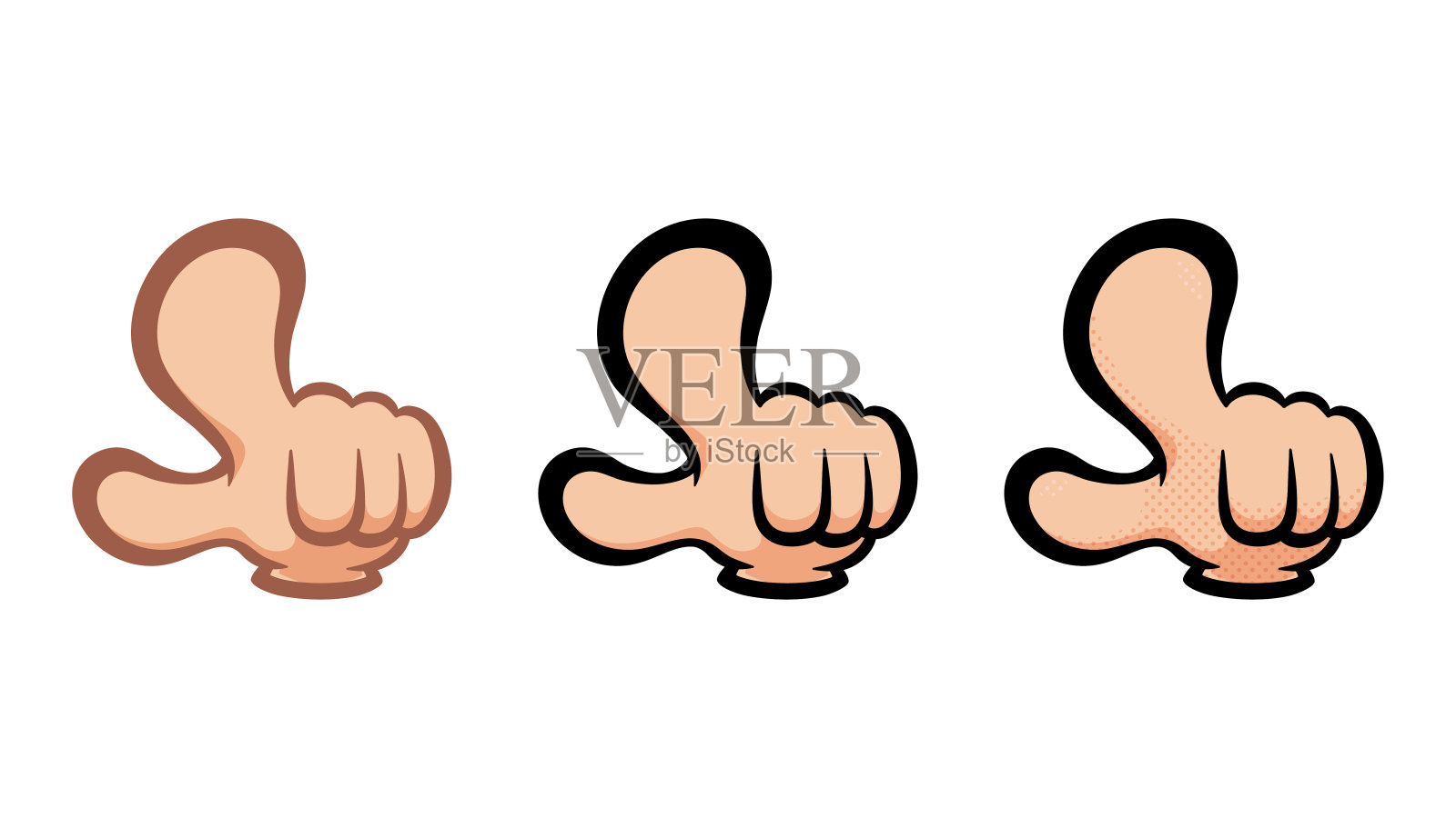 手指插画图片素材