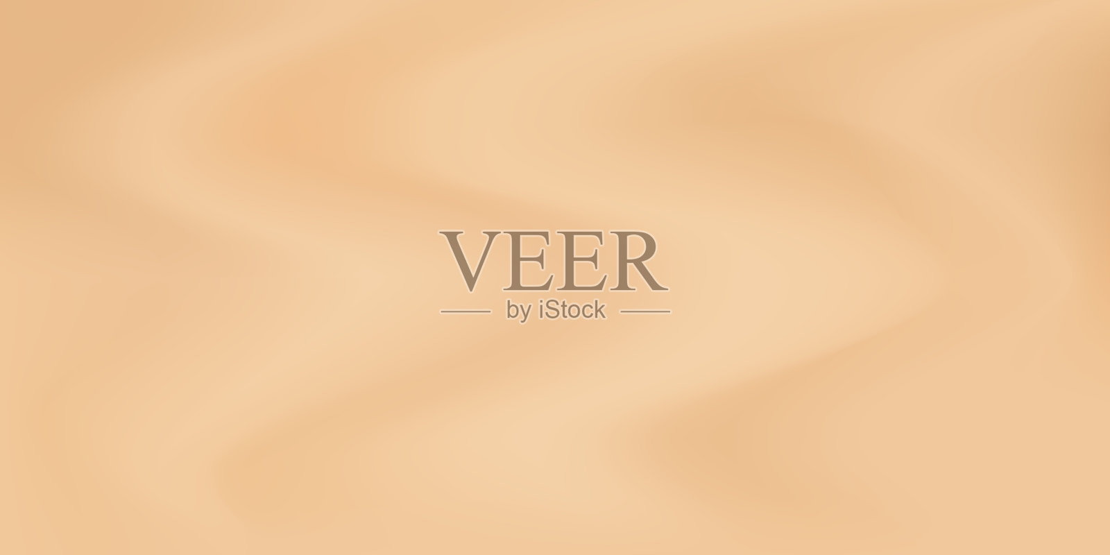 米褐色渐变与白色波浪。咖啡抽象软背景。巧克力色模糊横幅插画图片素材